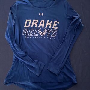 Under-armour Women's Blue and Navy Shirt